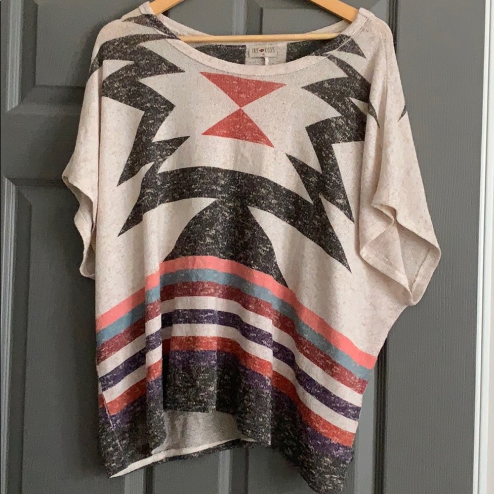 Tribal Sweater Top